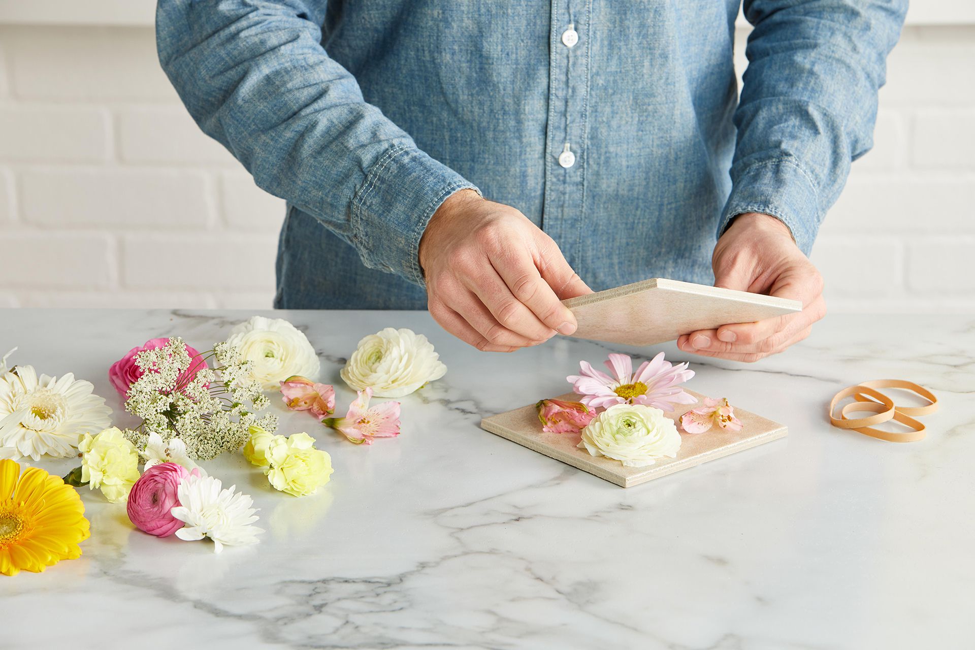 How to Press Flowers